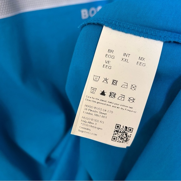 Hugo Boss Men's Cotton Graphic Tee in Blue Size XXL - Picture 9 of 11